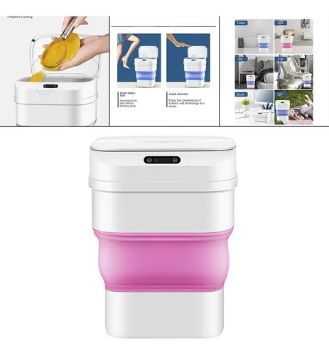 caneca de basura plegable
