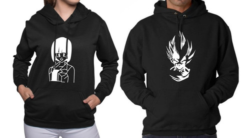 Buzos, Hoodies Parejas Bulma Y Vegueta