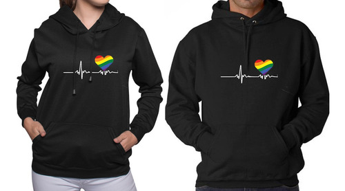Buzos,Hoodies Parejas Corazón Electrico