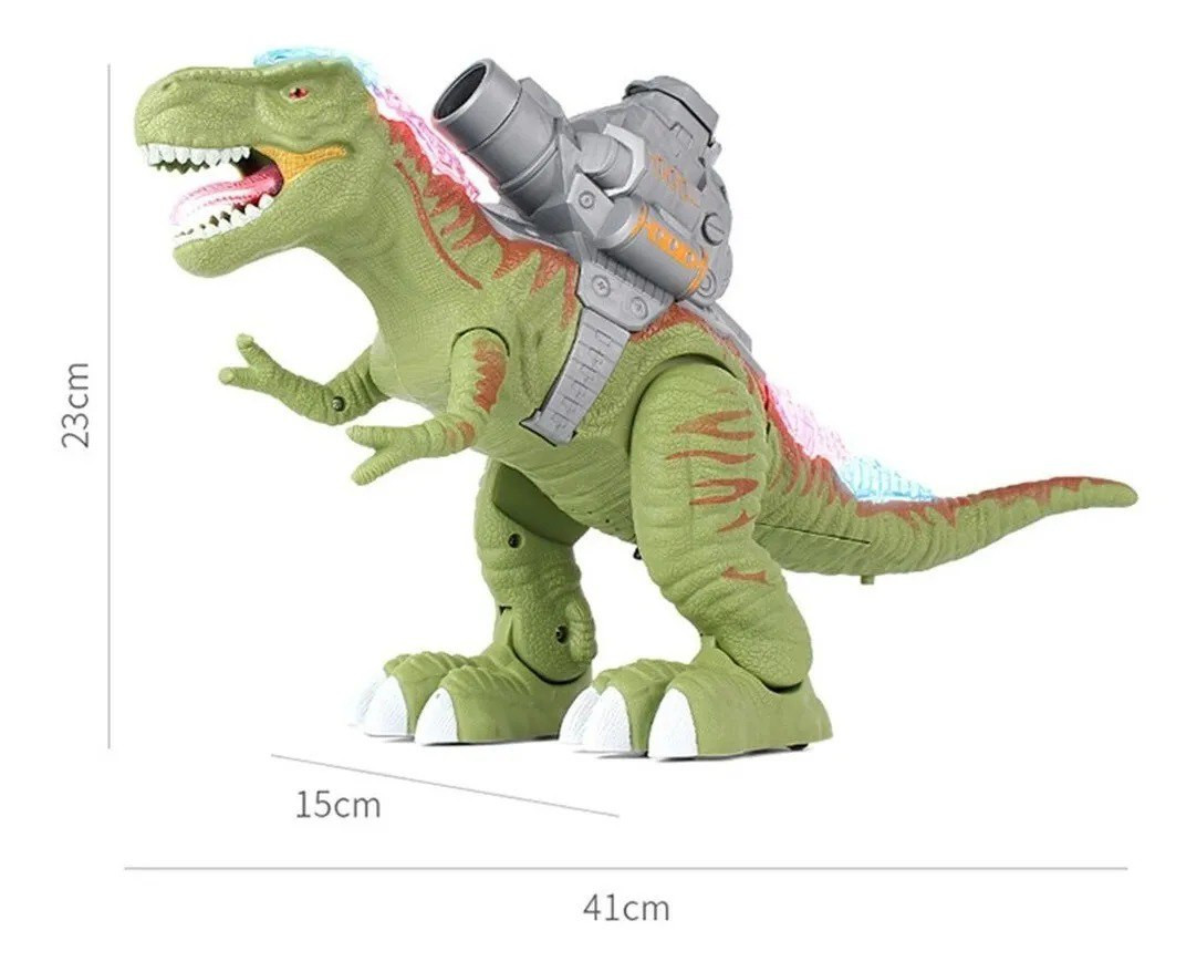Juguete Dinosaurio T Rex Lanzapelota Luz