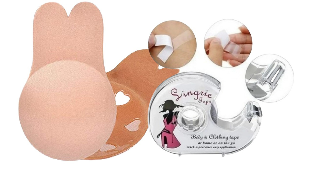 Combo sujetador invisible + cinta mágica