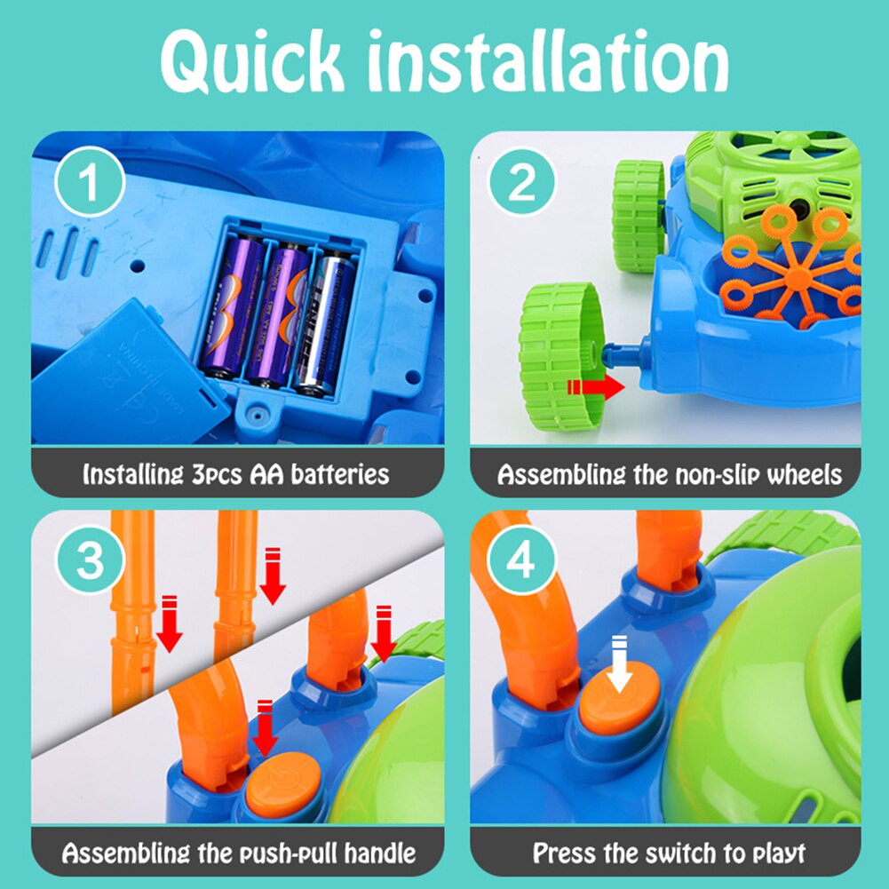 Burbujas Carro Caminador Burbujero - Imagen 4