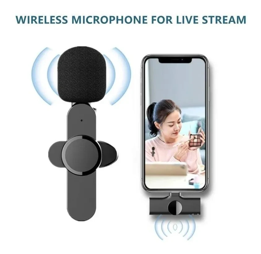 Microfono Inalambrico Tipo C y Iphone