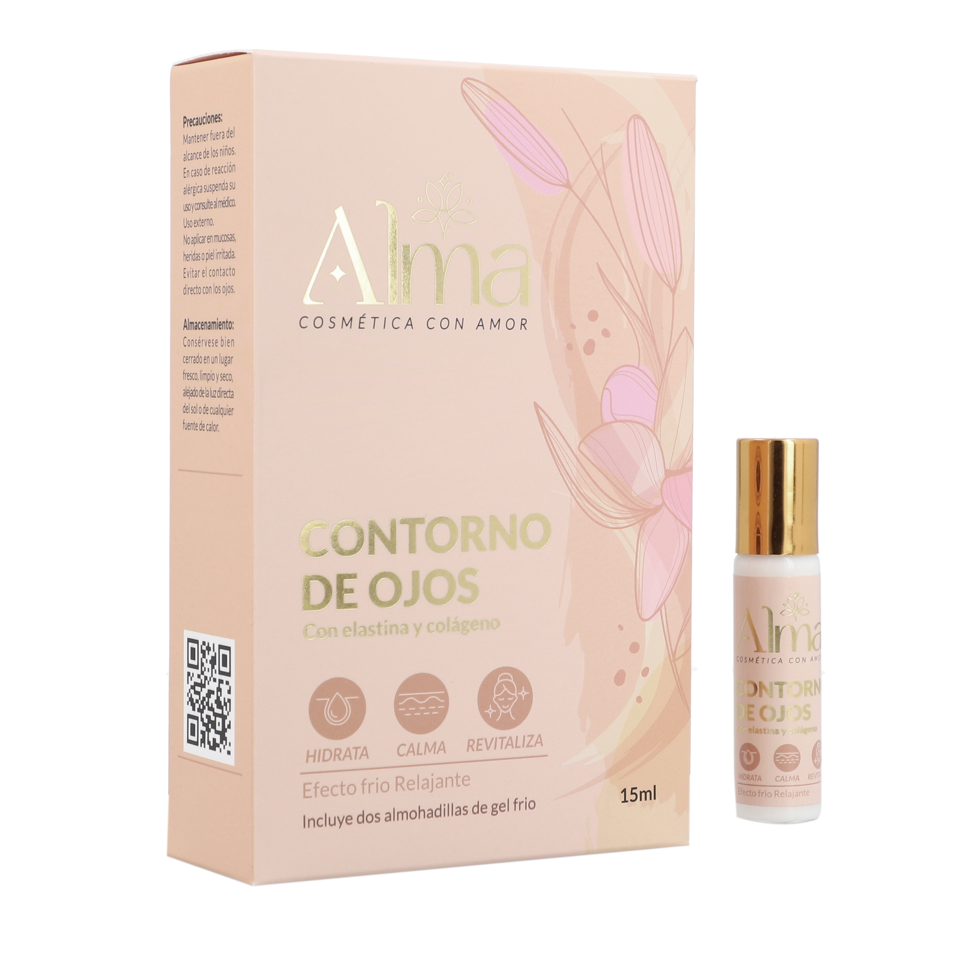 CONTORNO DE OJOS CON ELASTINA Y COLAGENO