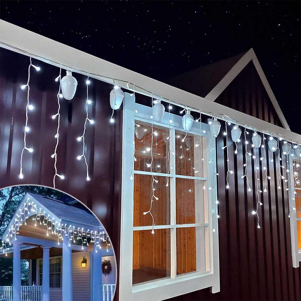 Cortina LED Intercalada 3M 100LEDCB2