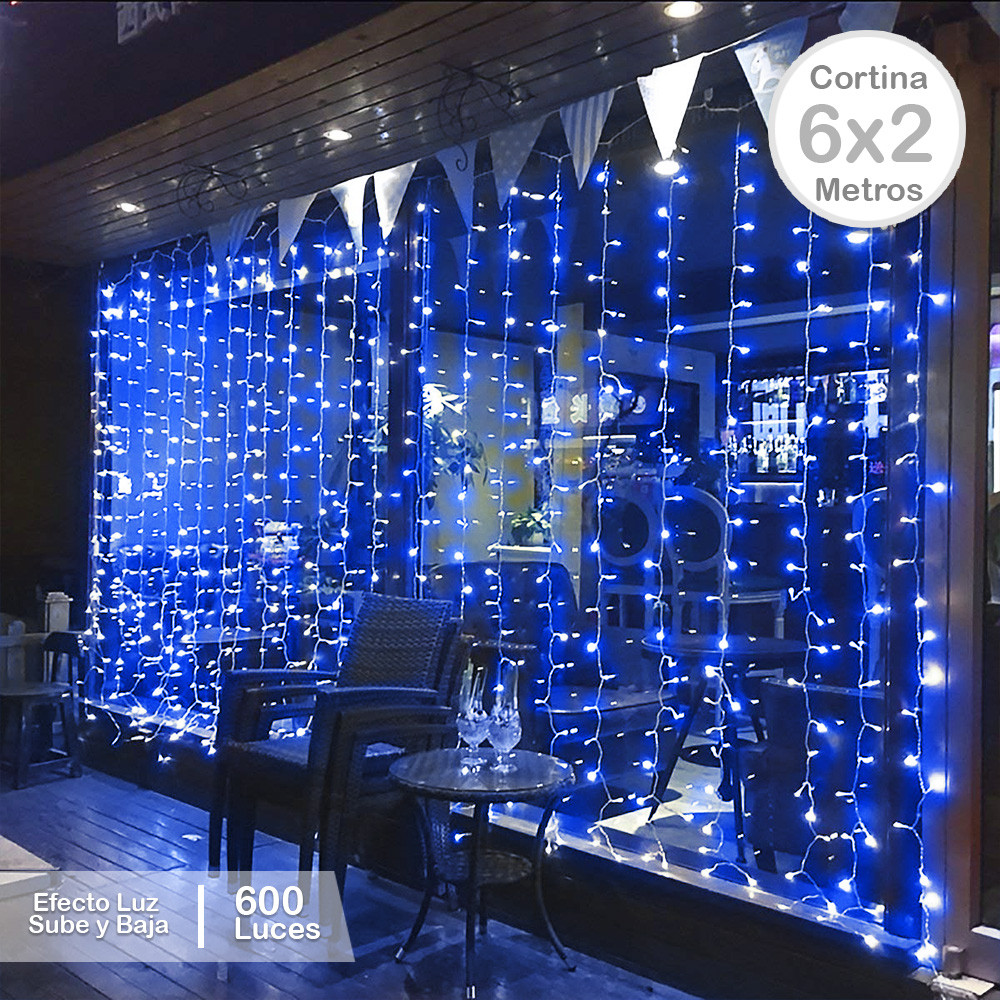 Cascada Luz Led Sube Y Baja 6X2 2018