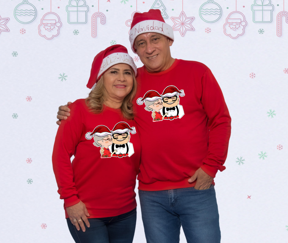 Buzo, Saco Hoodie Parejas Abuelos Up 3