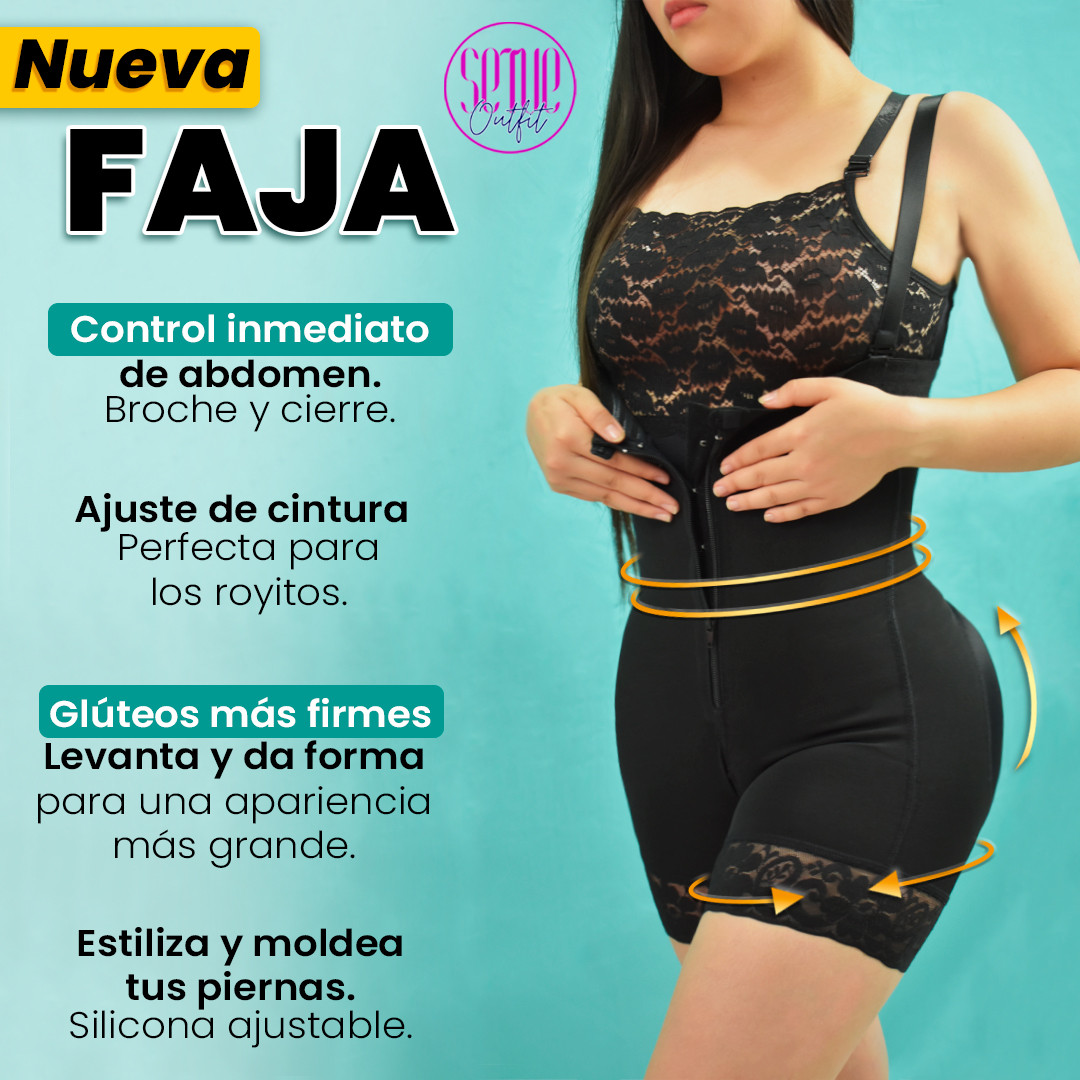 FAJA MOLDEADORA NEGRA XL