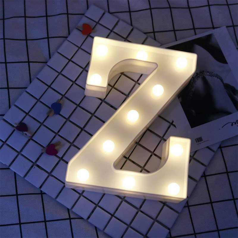 Letra Luz Led Lampara Decorativa LL07G-D