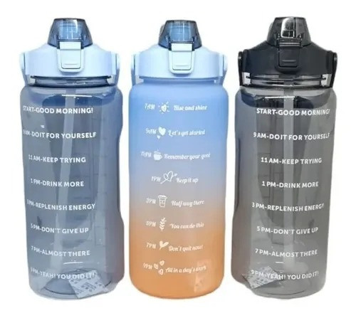 Botella De Agua 2 Litros Motivacional