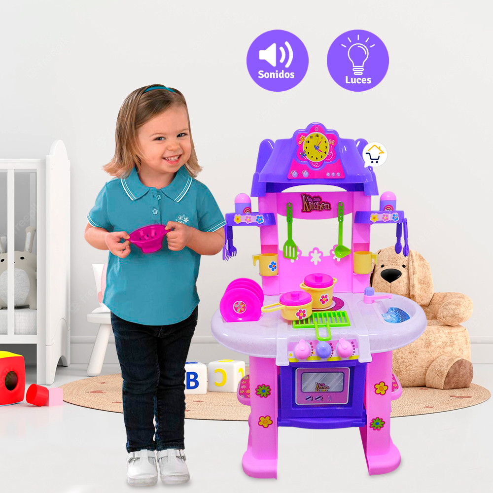 Cocina Infantil Grande Completa PF860
