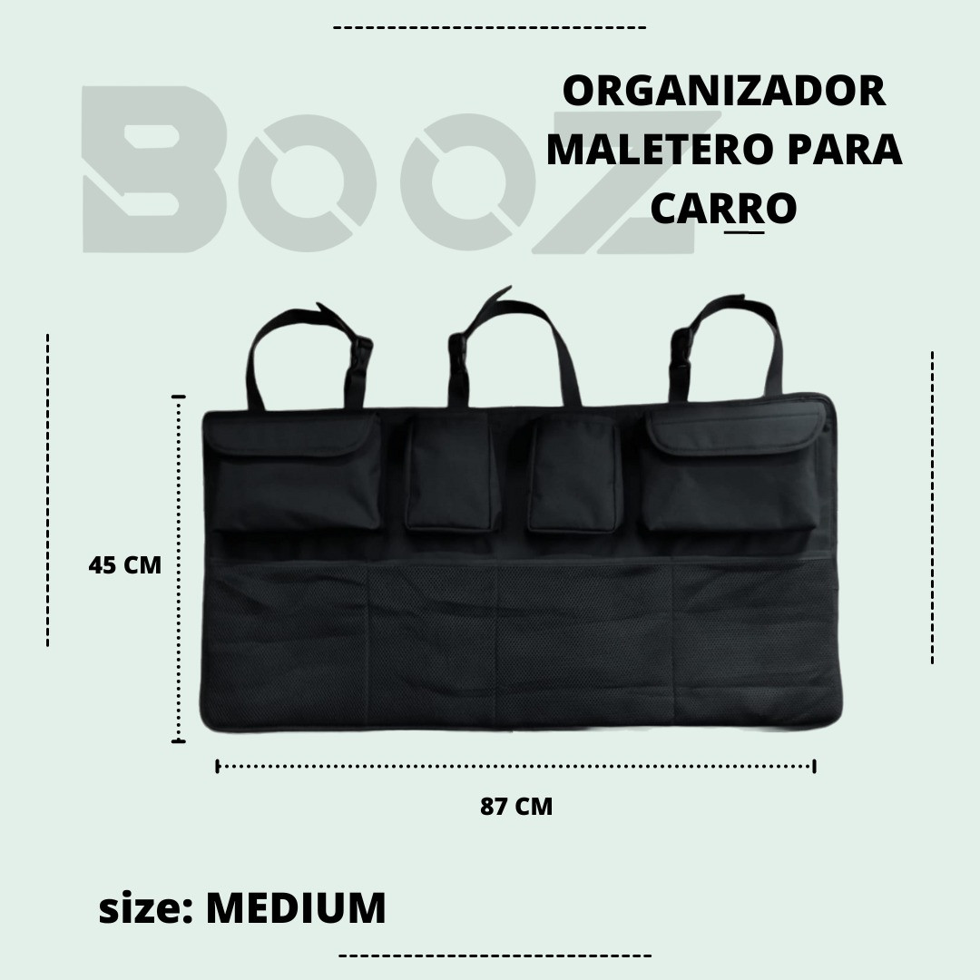 ORGANIZADOR MALETERO PARA CARRO TALLA M