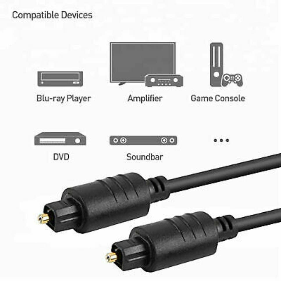 Cable Optico Digital 1.5 Metros