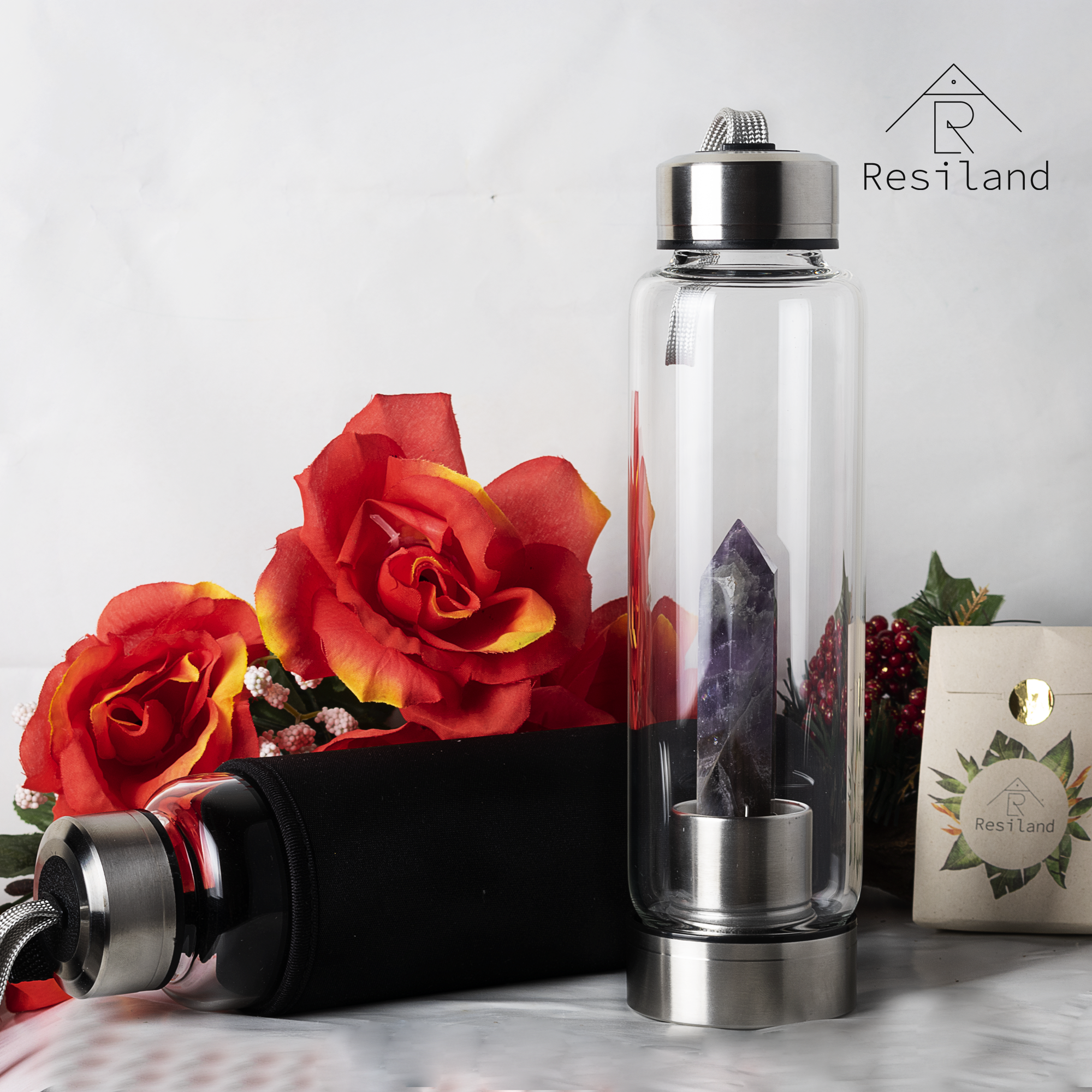 Termo de Piedra Amatista