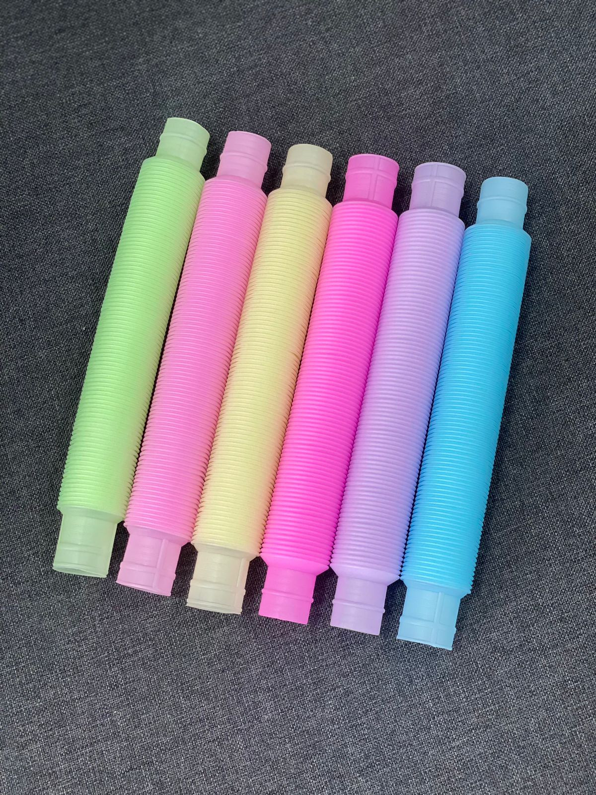 Juguete Plegable Pop It Tubo Fidget Neon