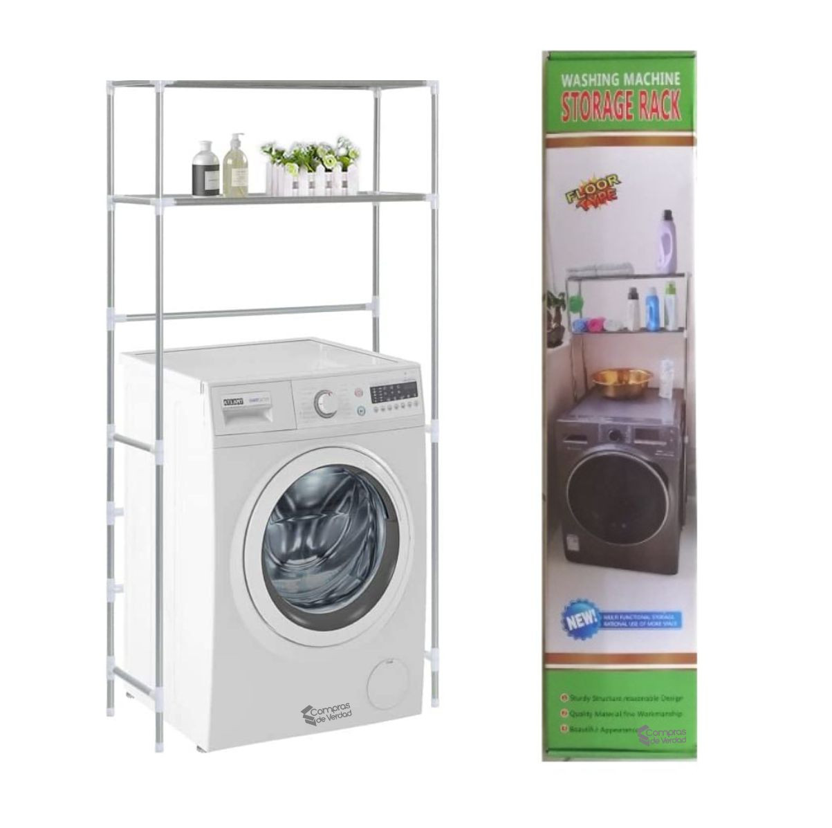 Estante Organizador Para Baño Lavadora