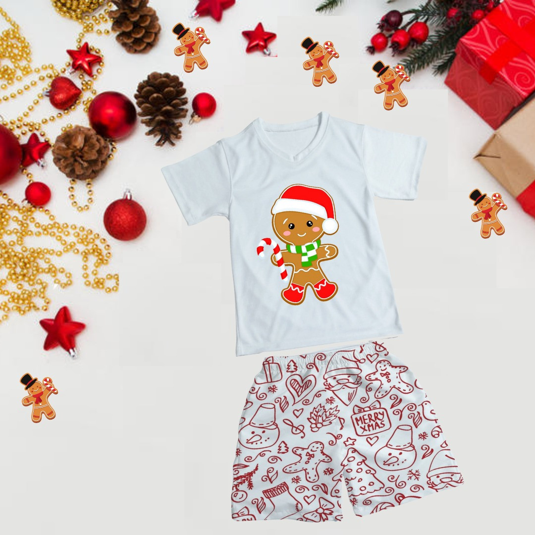 pijama niño galleta navideña