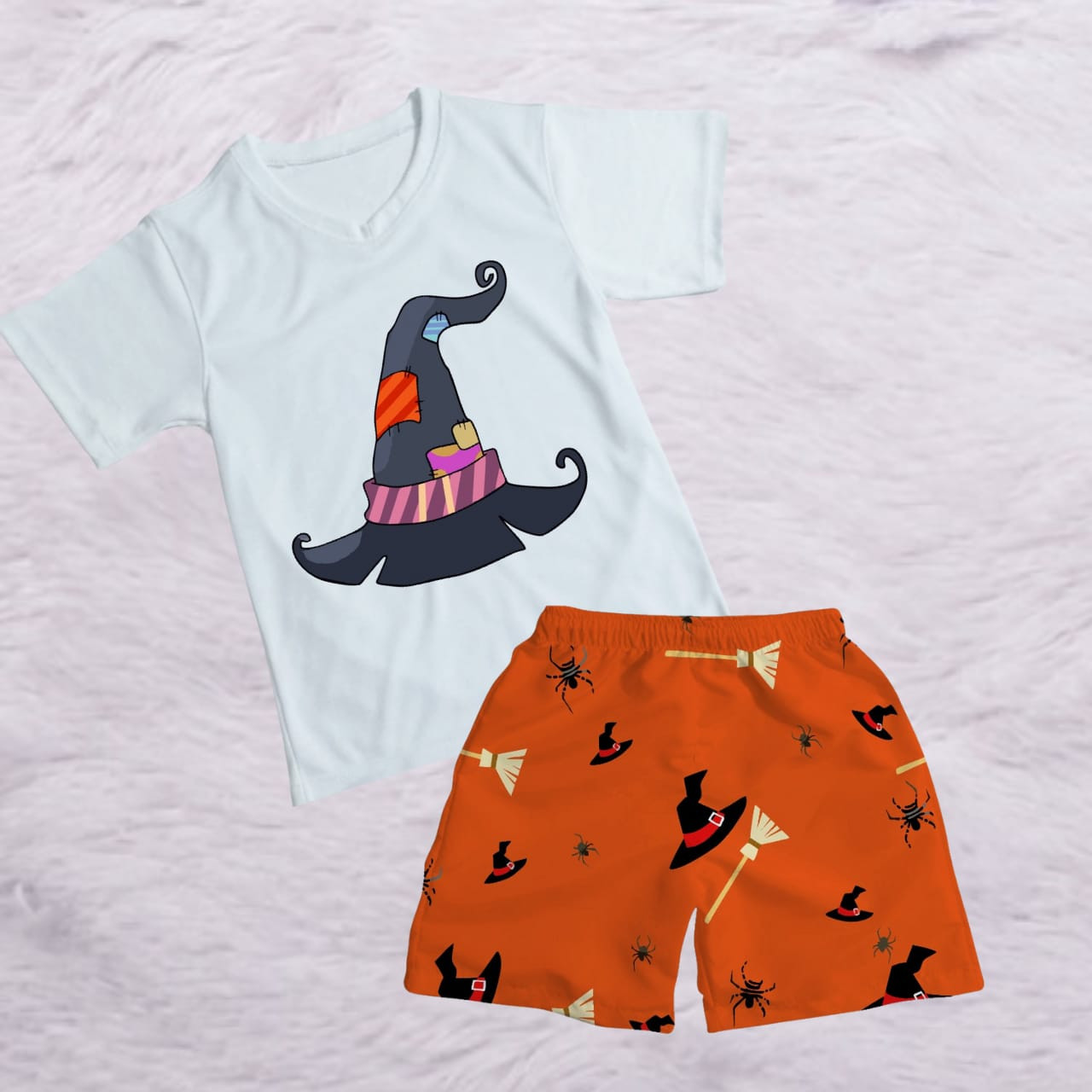 pijama niño halloween niño short