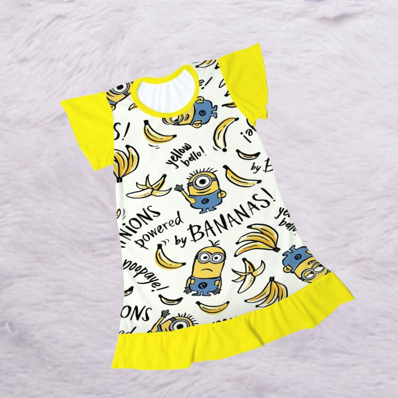 pijama niña minions bananas