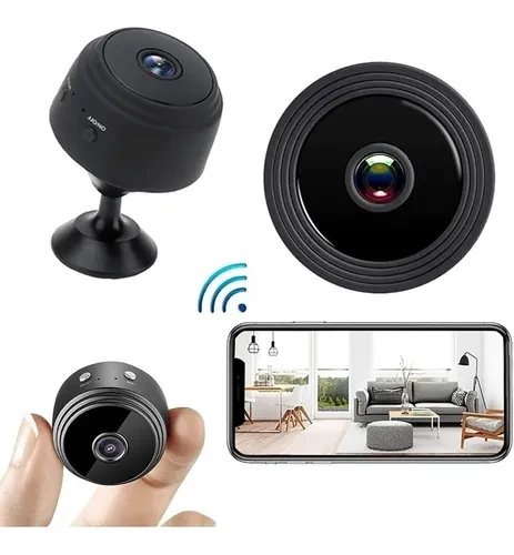Mini Cámara Espía Hd Wifi 1080 Monitoreo
