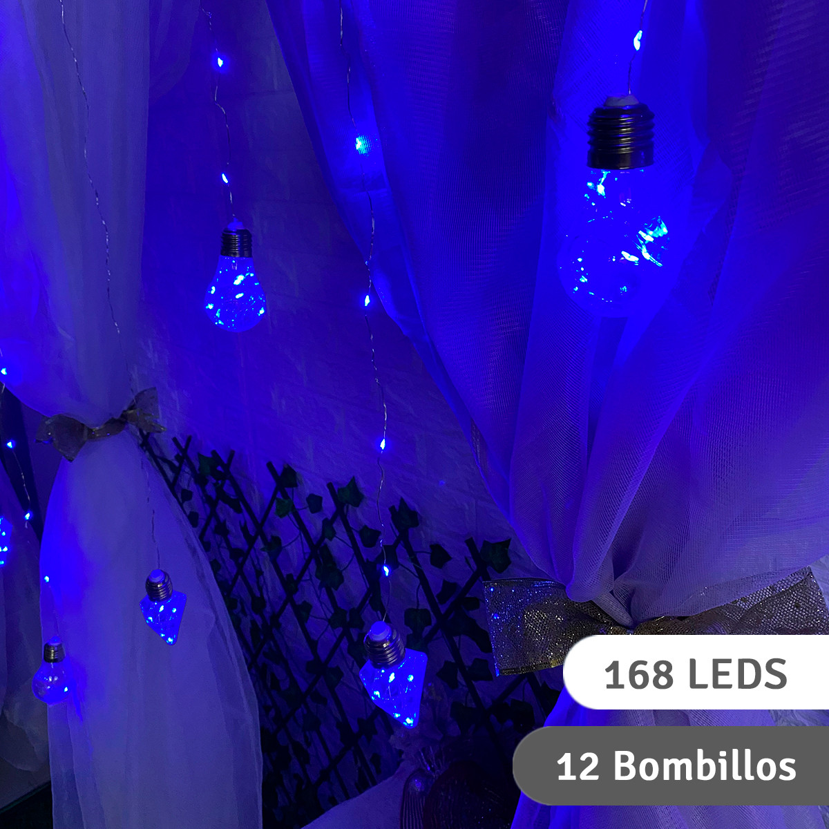 Extensión Micro LED Cortina 3X1m 1608