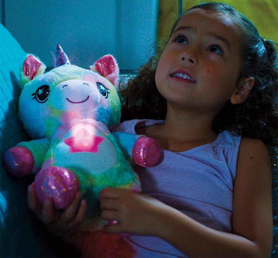 Peluche musical star belly con luz