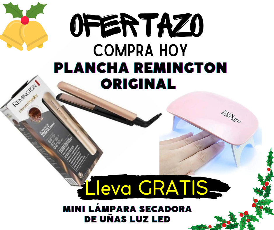 Plancha Remington ORIGINAL+ Mini lámpara