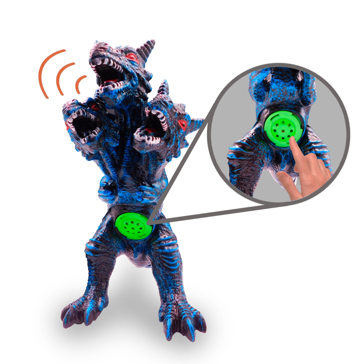 Figura Dinosaurio Tres Cabezas K7472001B - Imagen 3