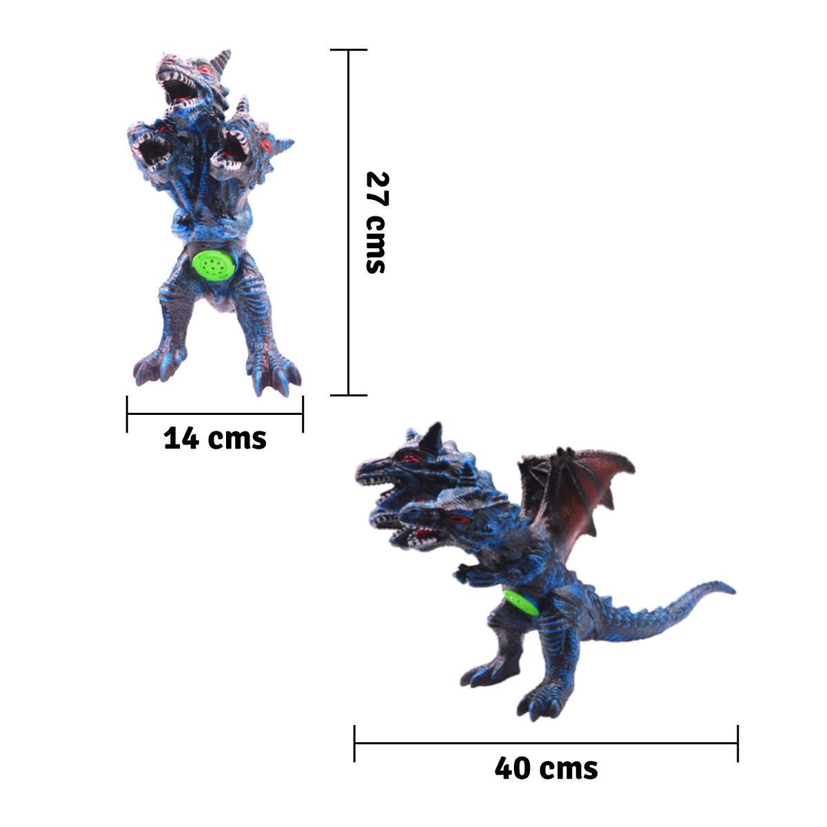 Figura Dinosaurio Tres Cabezas K7472001B - Imagen 4