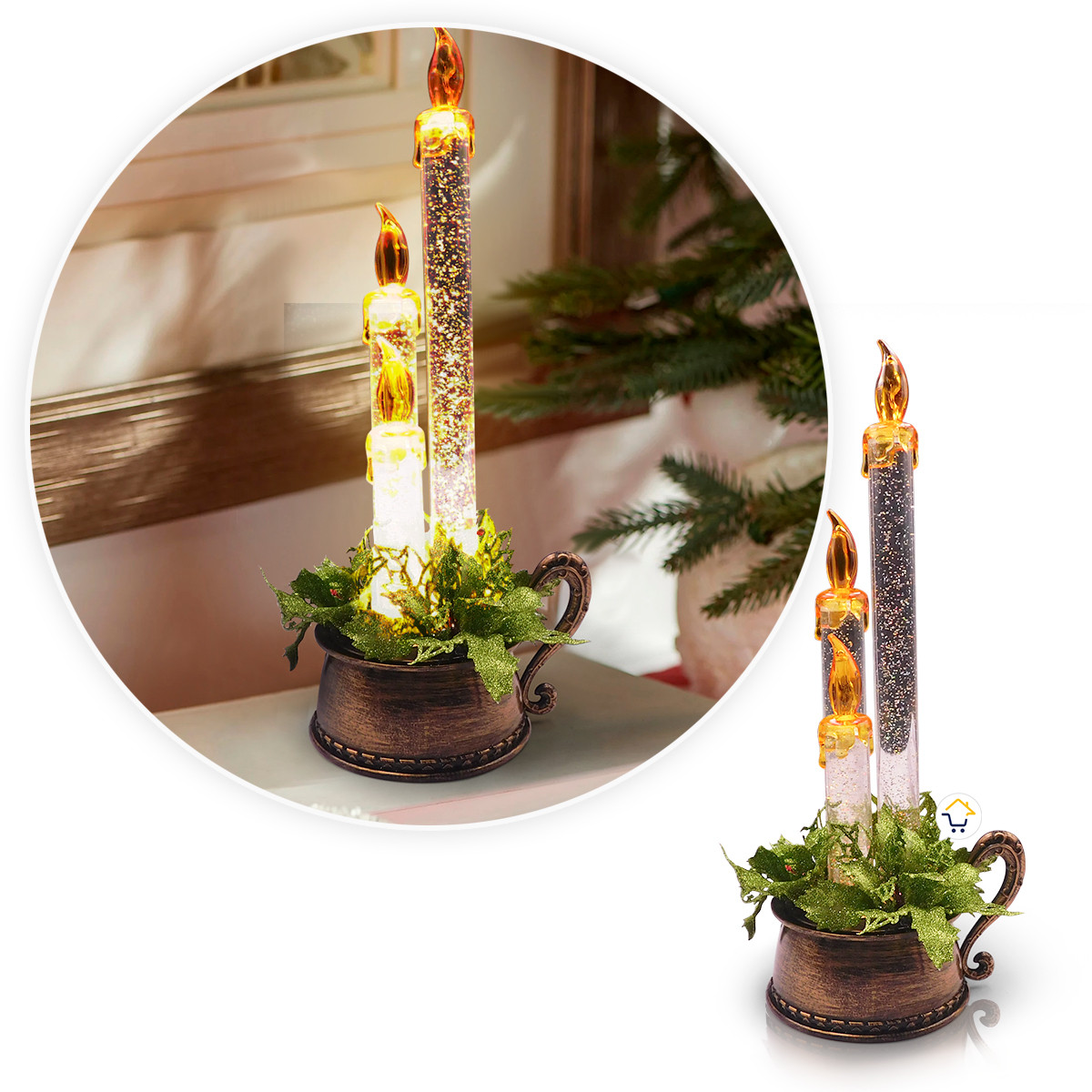 Vela LED Musical Decoración DS104