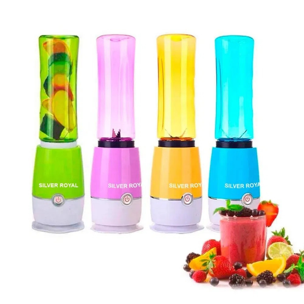 Licuadora Portátil Doble Vaso Cuchillas