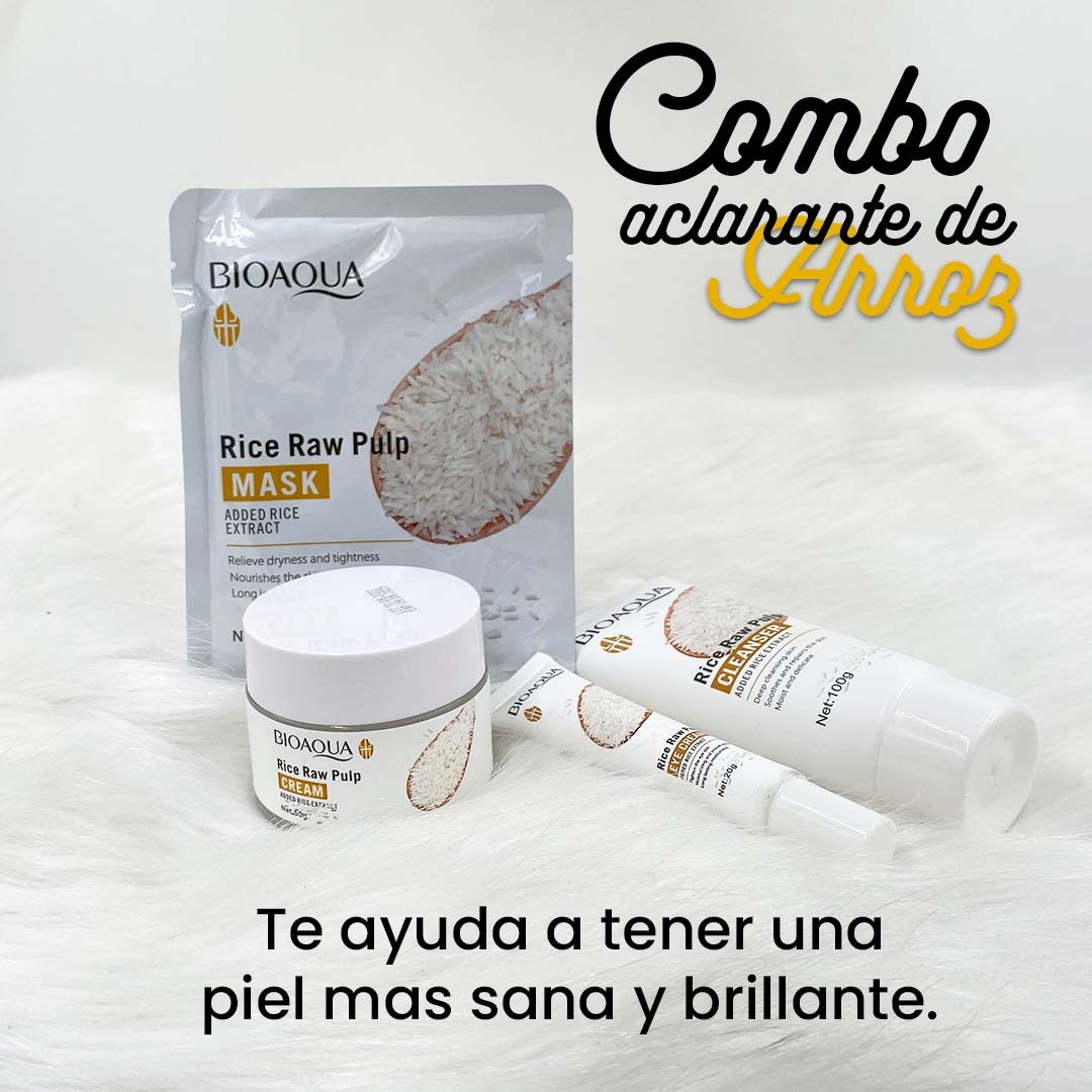 COMBO ARROZ BIOAQUA 4PR+ CAJA DE SEGURID