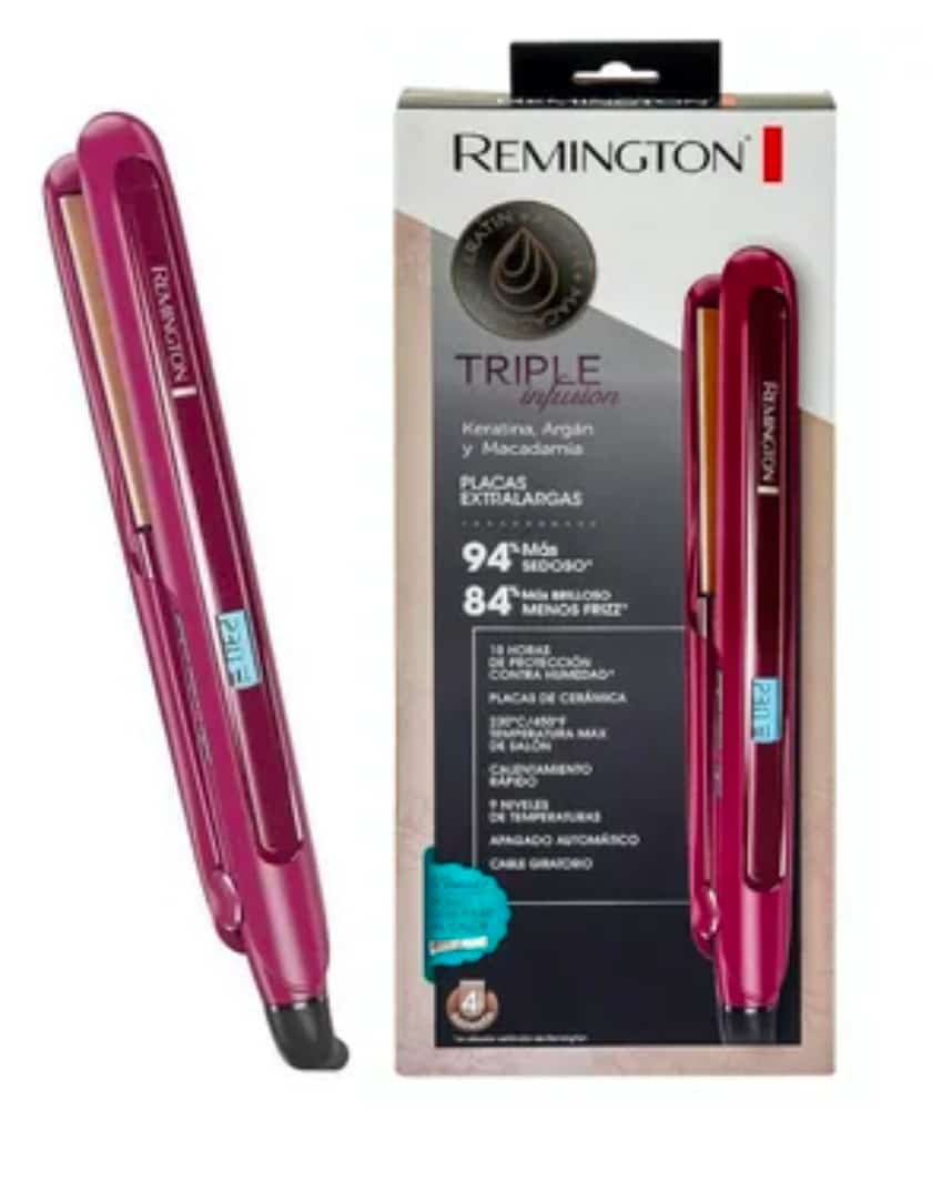 Plancha Remington Triple Infusion