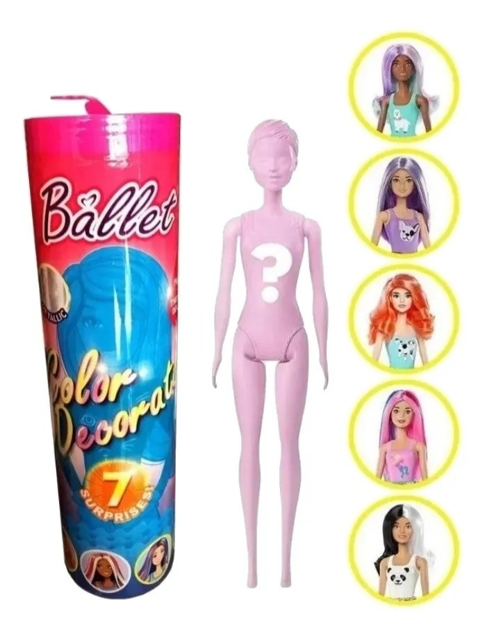 Muñeca Barbie Color Reveal Sorpresa con