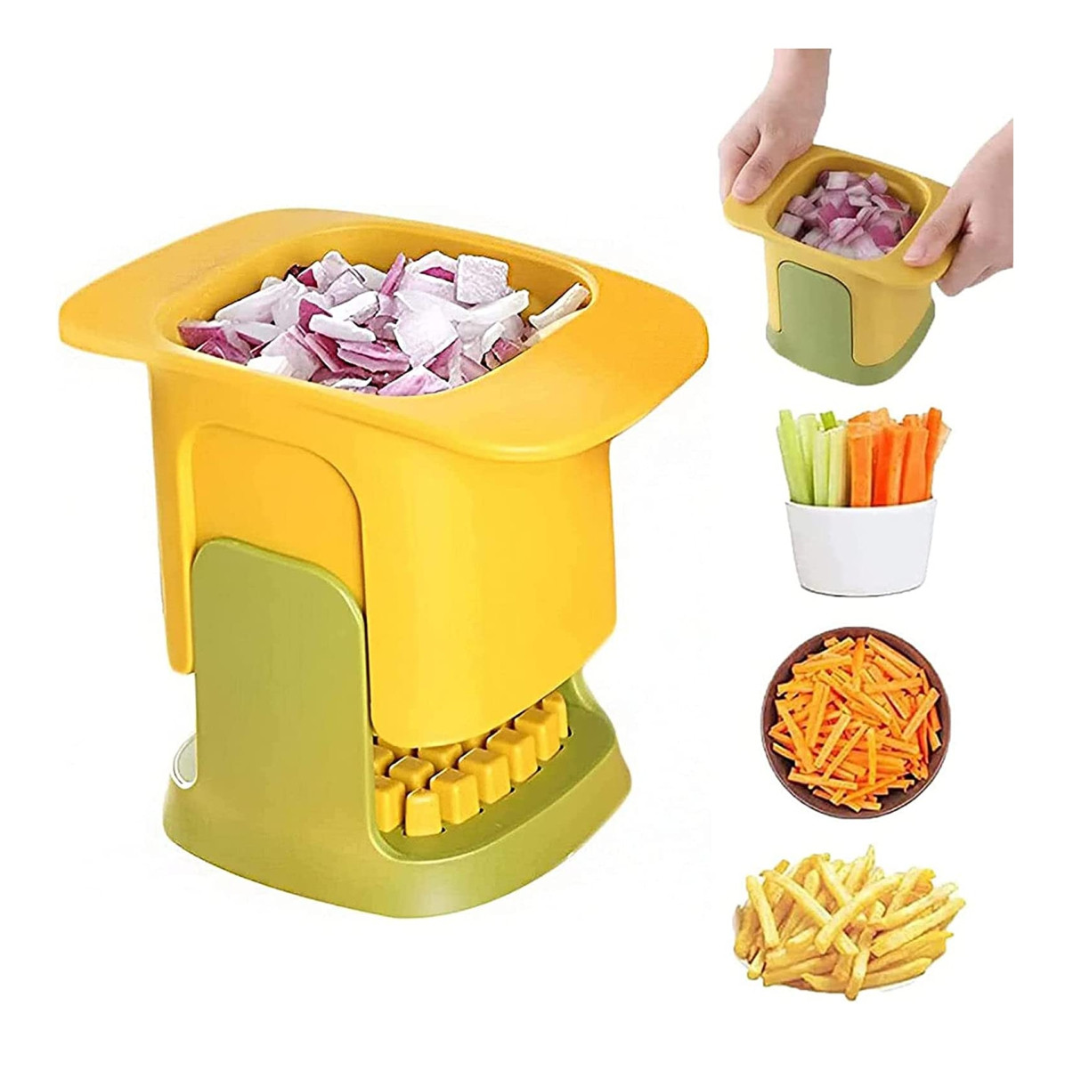 Picador Y Cortador Papa Fritas Y Vegetal