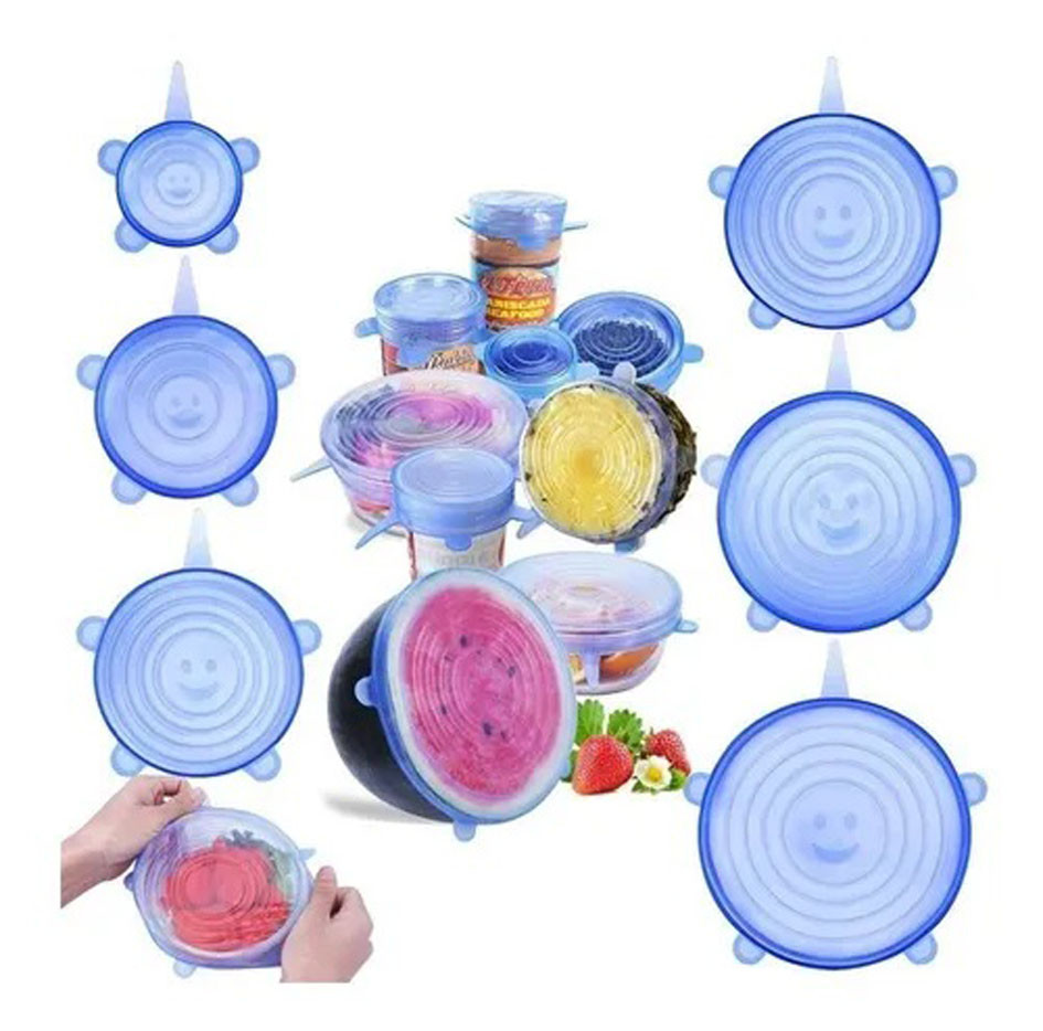 Tapas De Silicona Multiusos Set 6 Pz Ali