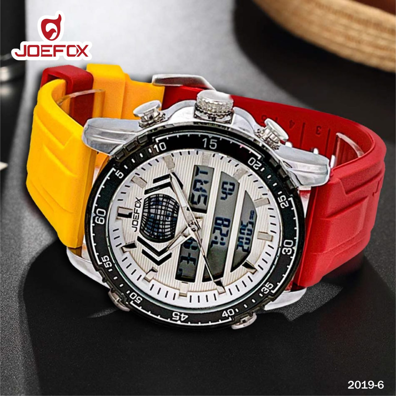 RELOJ JOEFOX  LED SILICONA HOM 2019-6