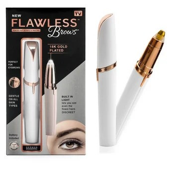 Depilador Facial Flawless Bateria Dorado