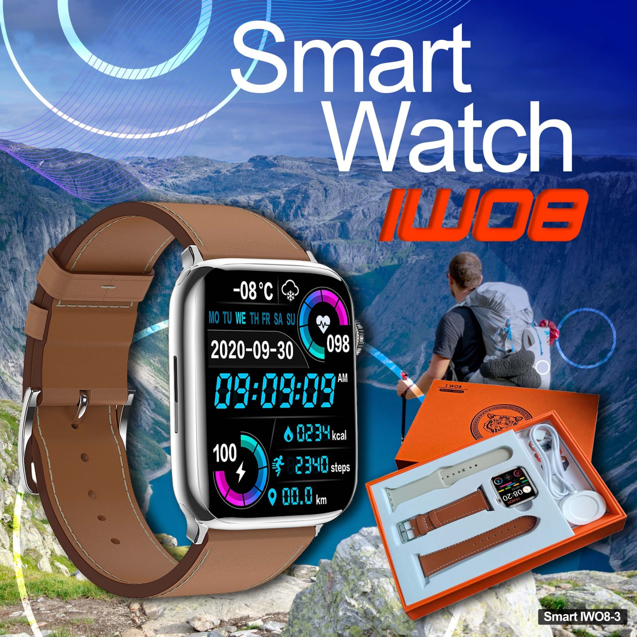 IW08-3 RELOJ SMART WATCH TACTIL