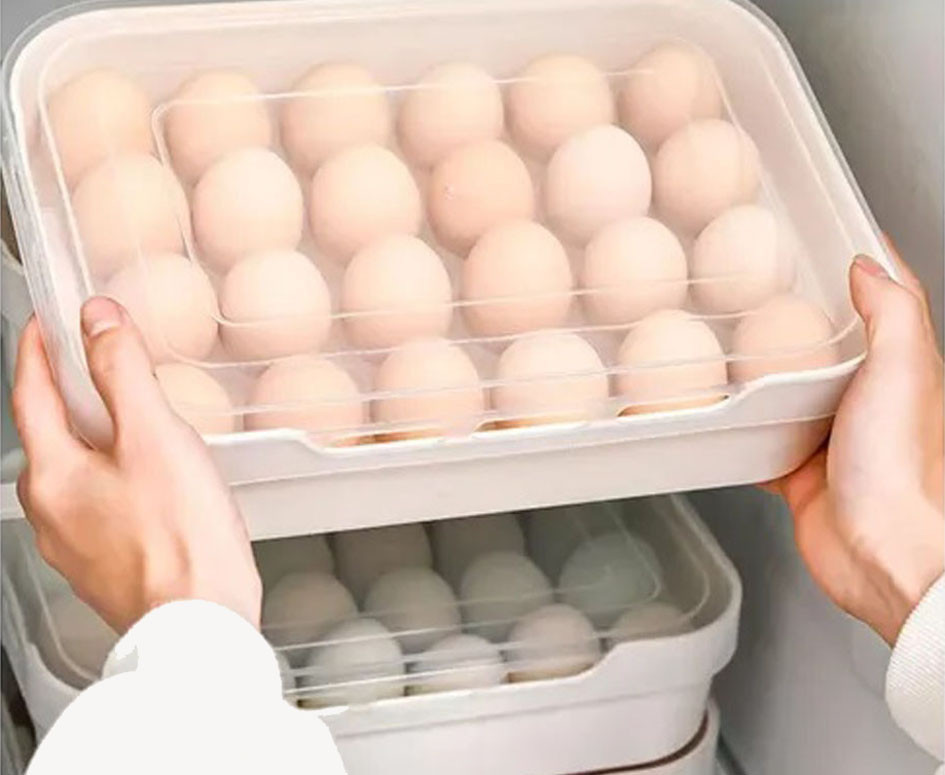 Canasta Porta Huevos Organizador X24 Con - Imagen 2