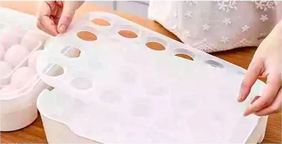 Canasta Porta Huevos Organizador X24 Con - Imagen 3