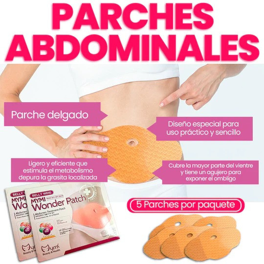 PARCHE ABDOMINAL WONDER PATCH X 5 UND