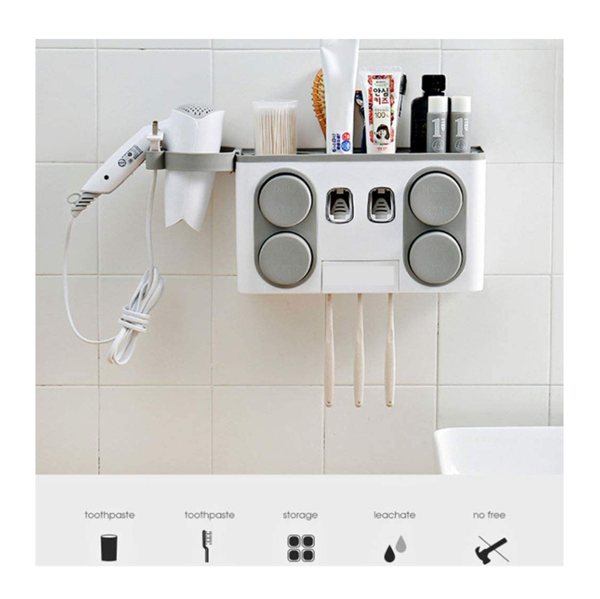 Organizador Baño Multifuncion cepillos