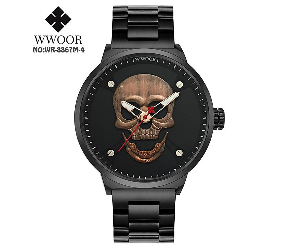 RELOJ WWOOR CALAVERA COBRE NO:WR-8867M-4