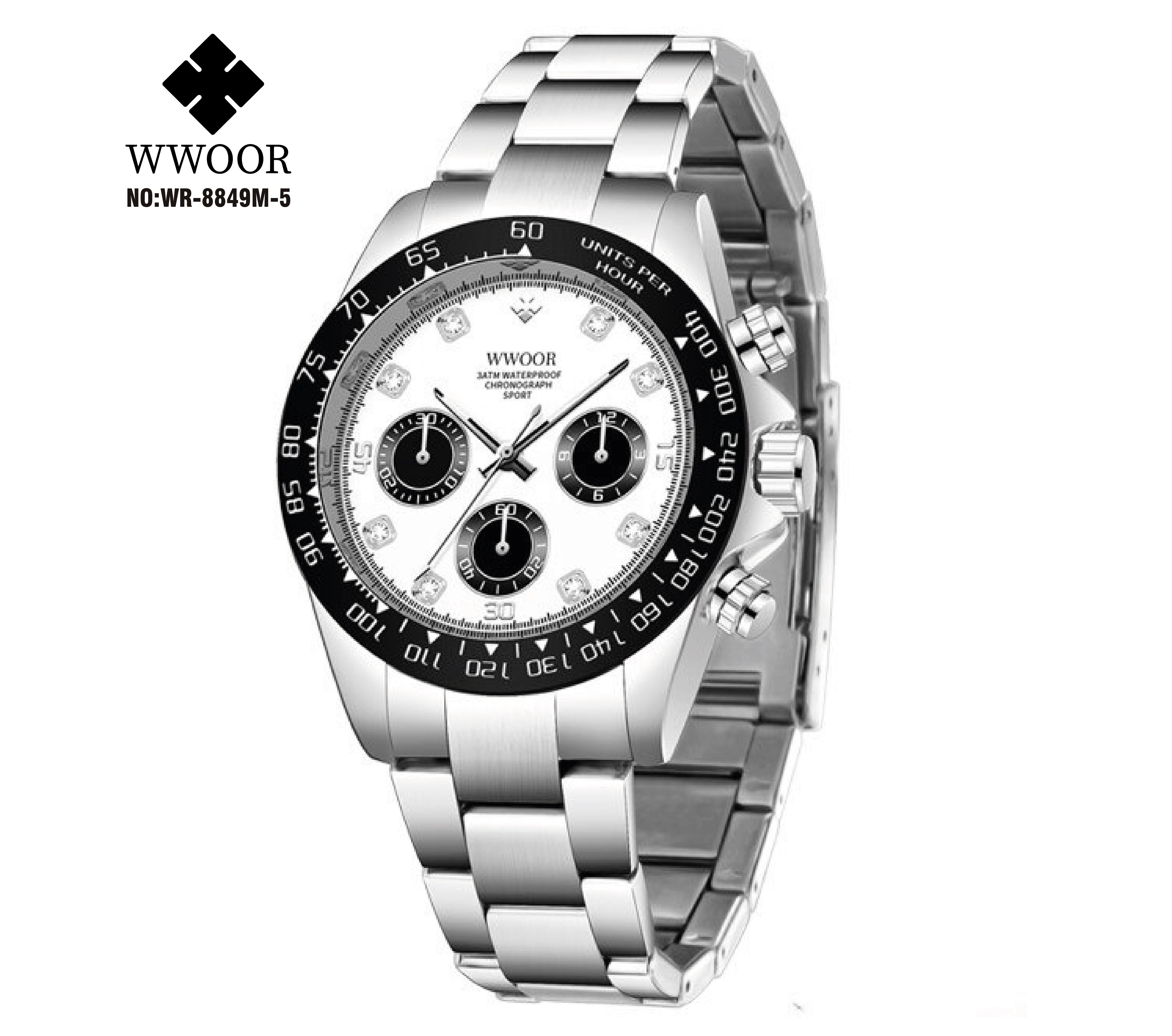 NO:WR-8849M-5 RELOJ WWOOR CRONOGRAFO MET