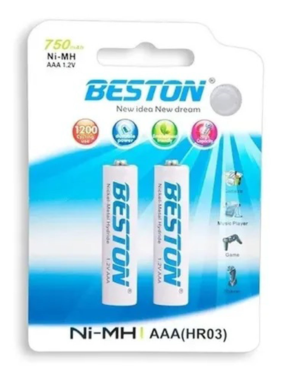 Pilas Recargable Beston Aa 2700mah 1.2v