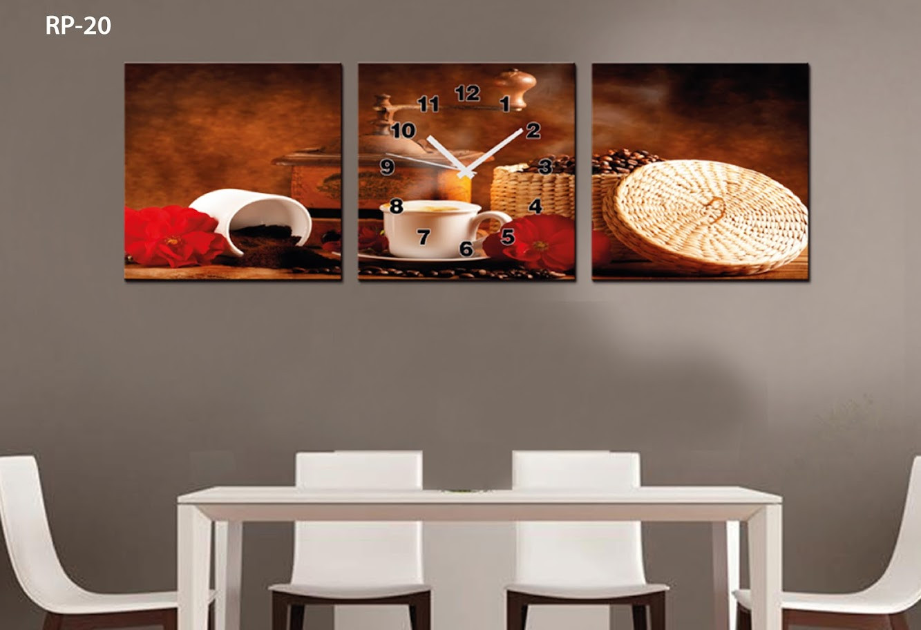 RELOJ PARED ESTILO POLIPTICO 3 PIE RP-20