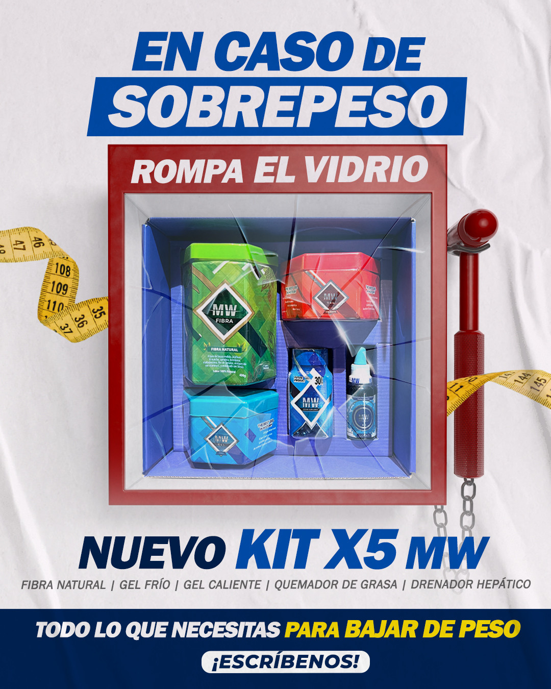 KIT X 5 MW|Quemador,drenador,fibra,geles - Imagen 5