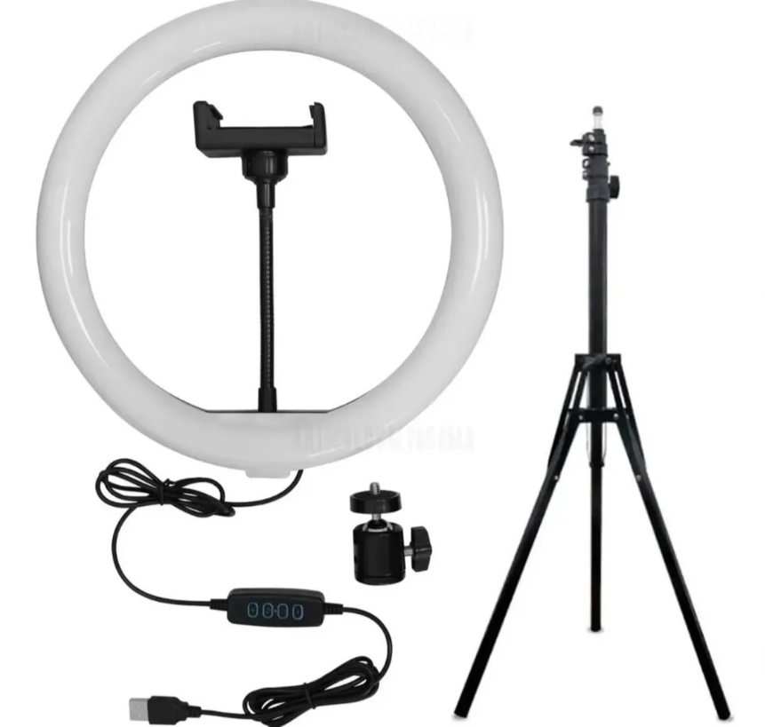 Aro De Luz Led 26 Cm Soporte trípode