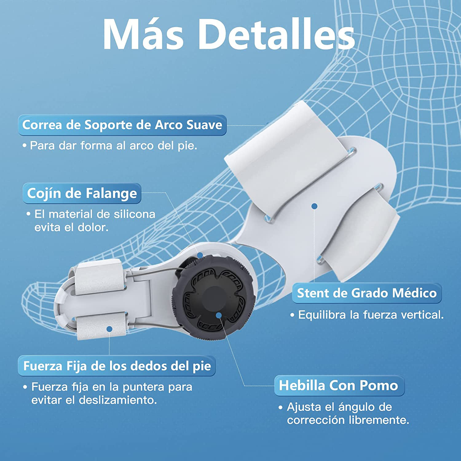 Corrector juanete pie con felulaFK22B-29